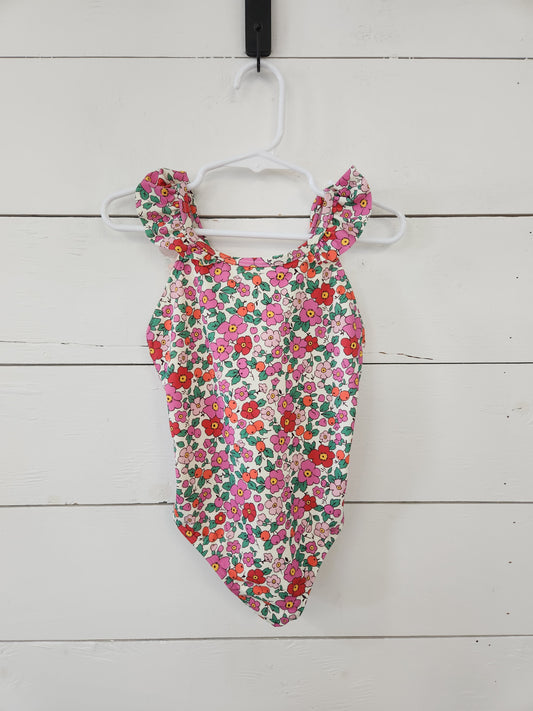 Size 4-5 | Mini Boden Floral Swim Suit