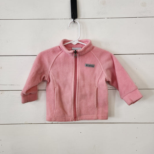 Size 6-12m | Columbia Pink Fleece Jacket