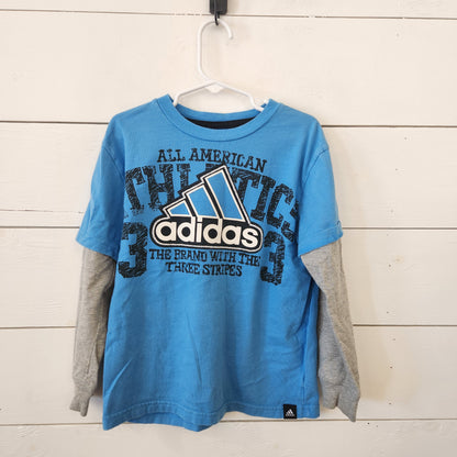 Size 6 | Adidas Blue Embroidered Longsleeve