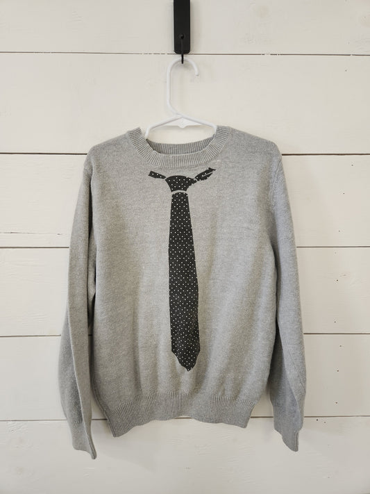 Size 5-6 | Crazy 8 Grey Tie Sweater
