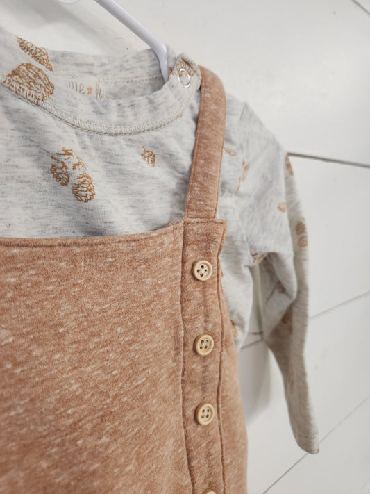 Size 3-6m | Ettie * H Bodysuit & Romper Set