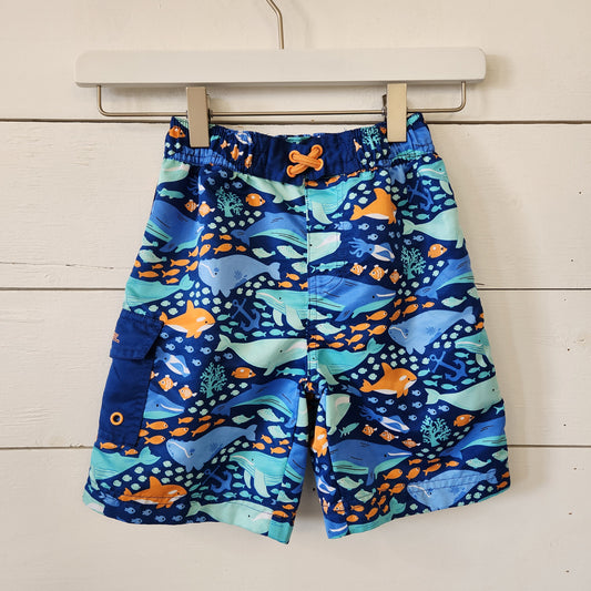 Size 6 | UV Skins Whale Swim Trunks