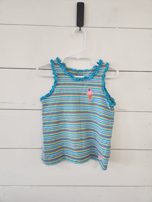 Size 5-6 | Toughskins Striped Tank Top