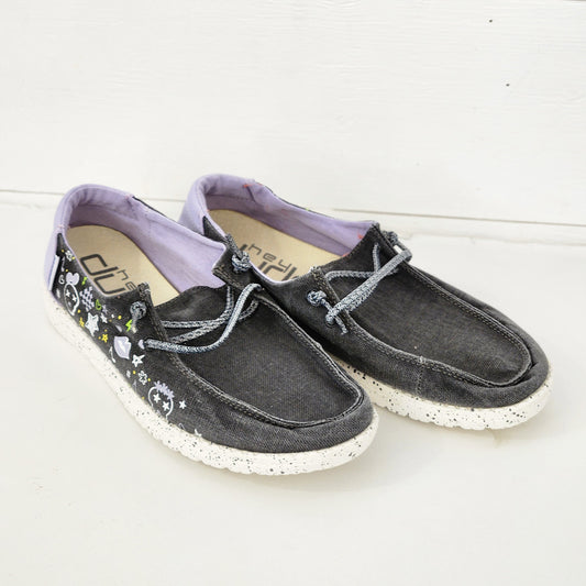 Size 6-7 | Hey Dude Grey/Rock Shoes NWoT