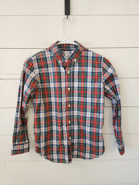 Size 10 | Gap Plaid Buttondown