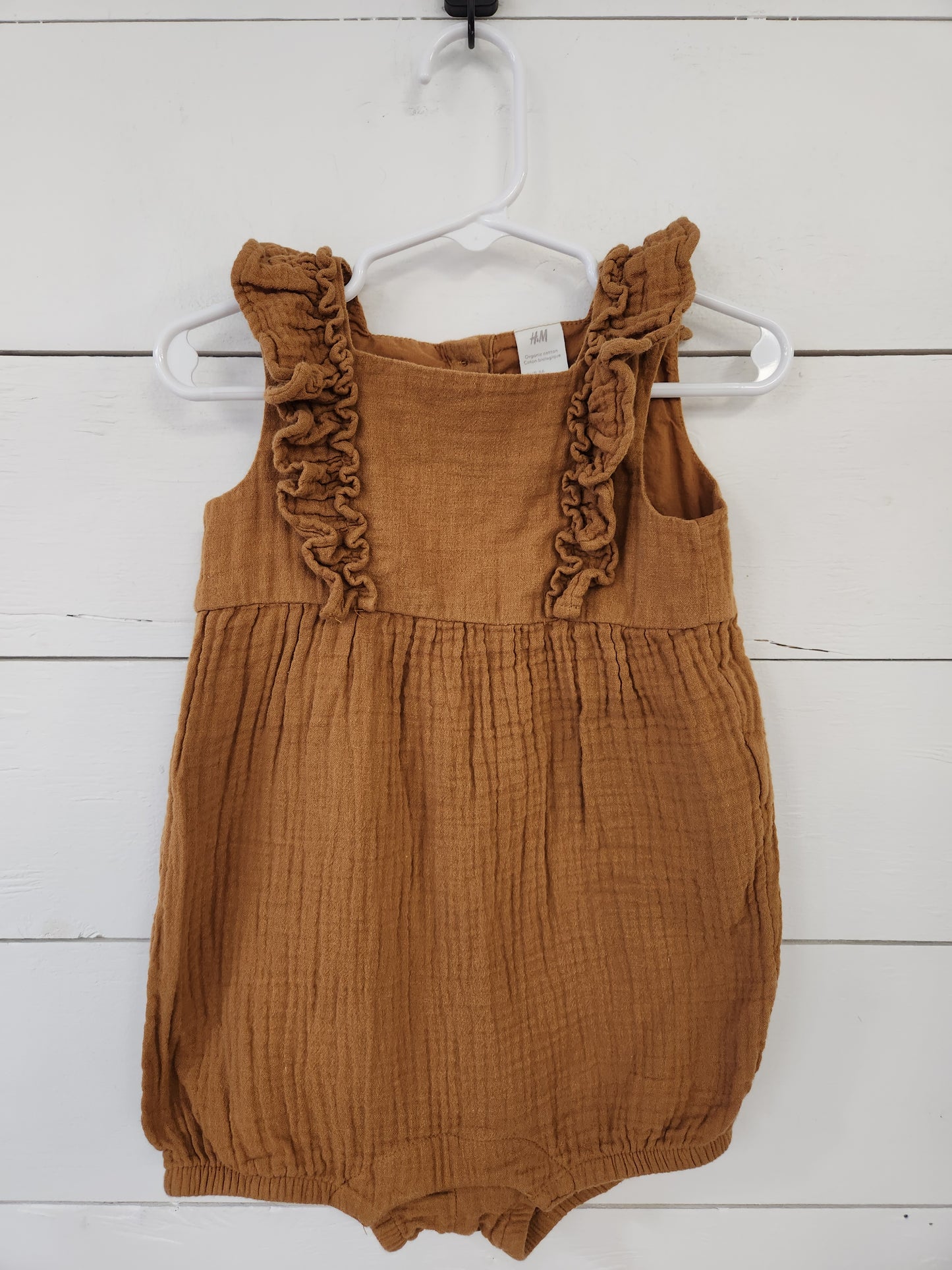 Size 18m | H&M Organic Cotton Bubble Romper