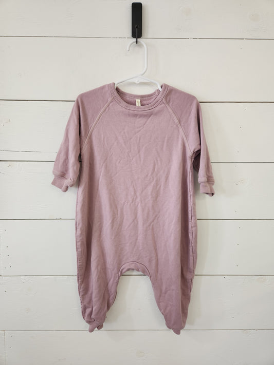Size 12-18m | Gunamuna Lavender Zip Bottom Romper
