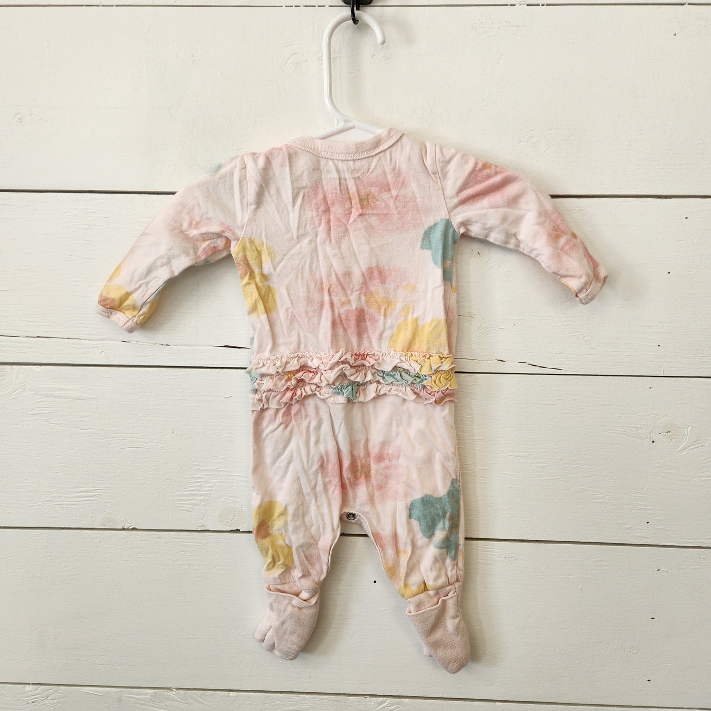 Size 0-3m | Burt's Bees Pastel Romper