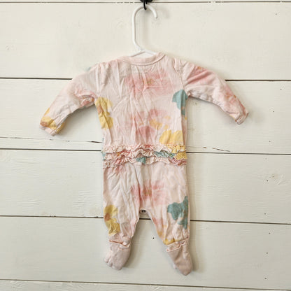 Size 0-3m | Burt's Bees Pastel Romper