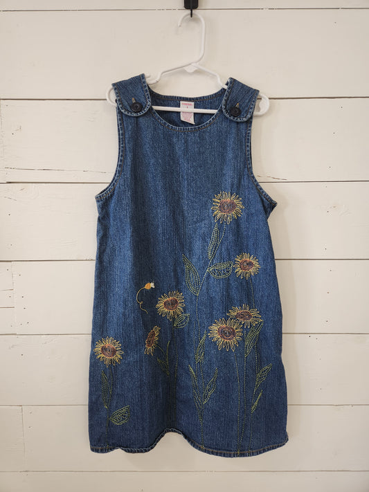 Size 9 | Gymboree Denim Sunflower Dress