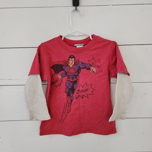 Size 3t | Gap Superman Longsleeve Shirt
