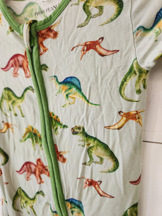 Size 12-18m | Posh Peanut Dino Footie