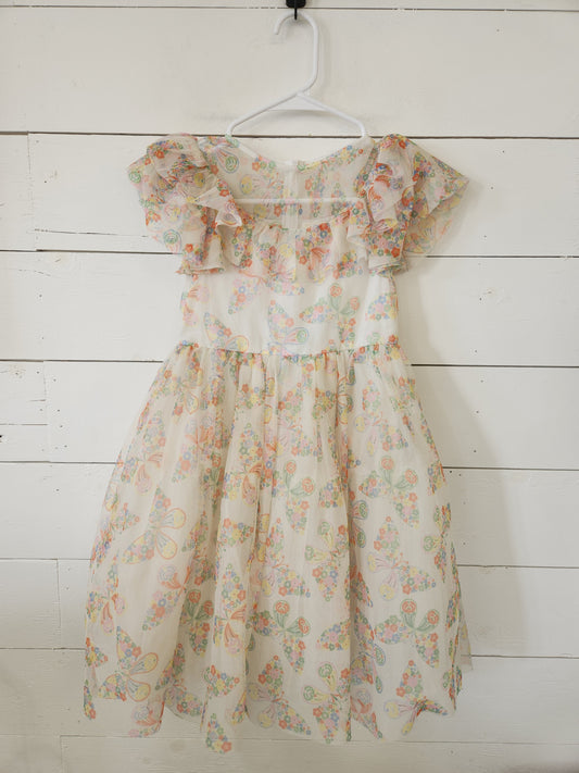 Size 8 | Mini Boden Ruffle Butterfly Dress