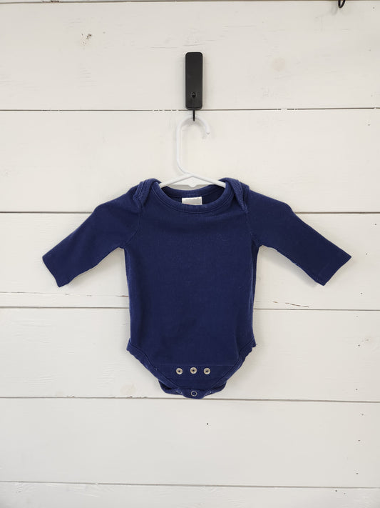 Size 0-3m | Hanna Andersson Adjustable Longsleeve Bodysuit