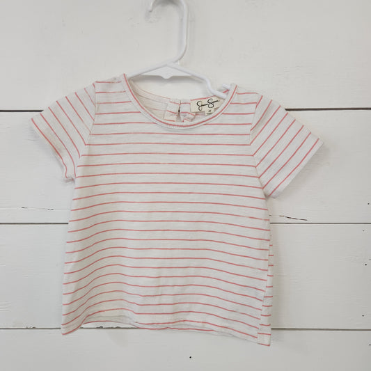 Size 2t | Jessica Simpson Pink Striped Shirt