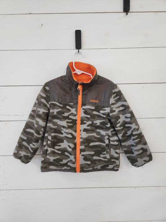 Size 3T | Oshkosh Reversible Zip-Up Jacket