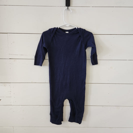 Size 12m | Rabbit Skins Navy Romper