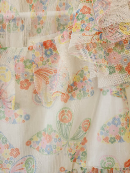Size 8 | Mini Boden Ruffle Butterfly Dress