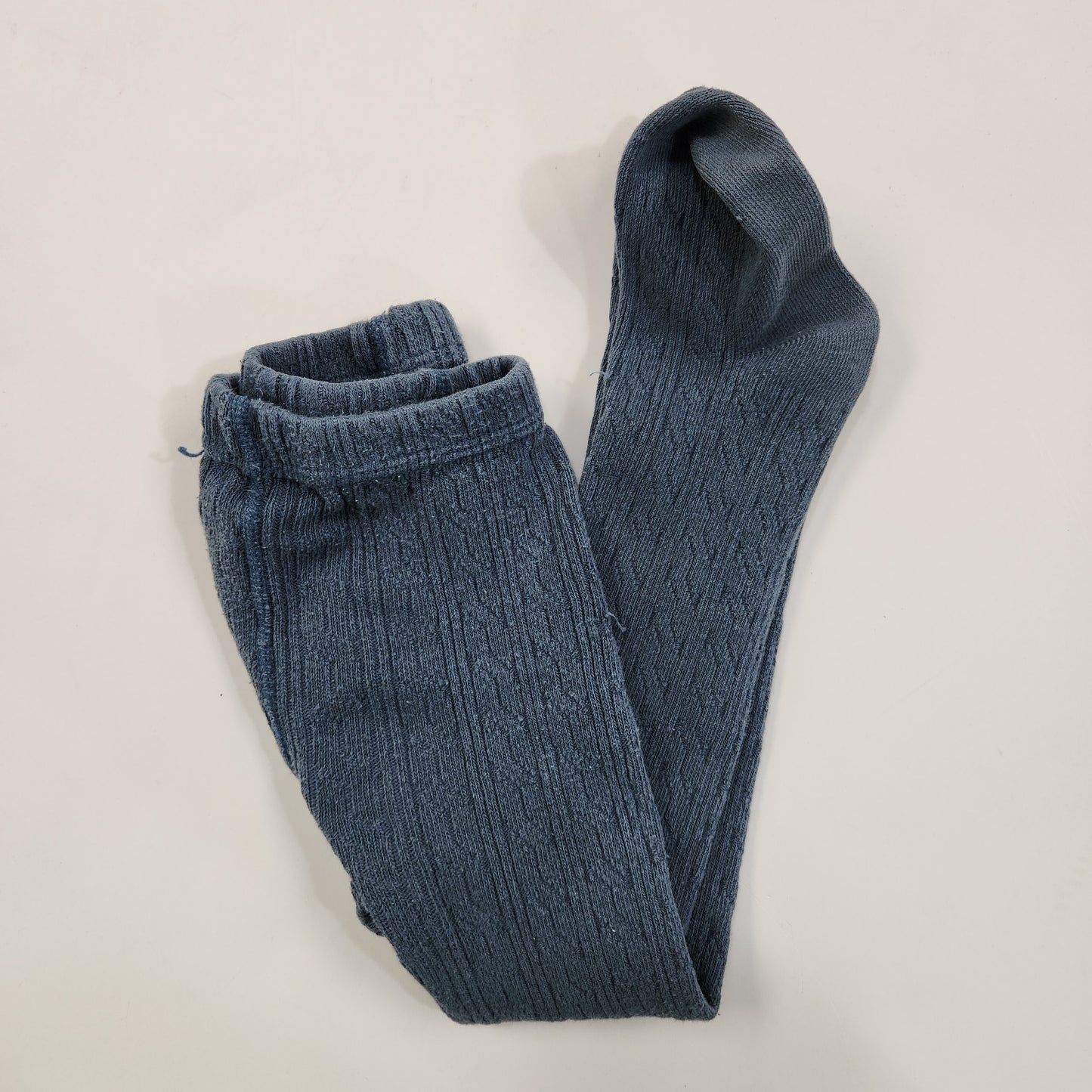 Size 1-2 | Little Stocking Co Mute Blue Tights