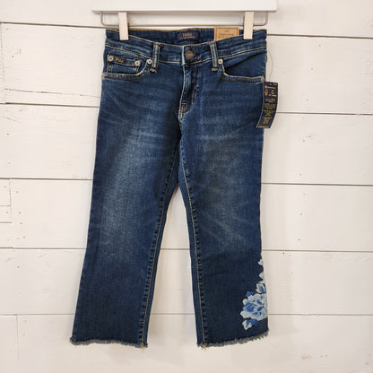 Size 8  | Polo Embroidered Jeans NWT