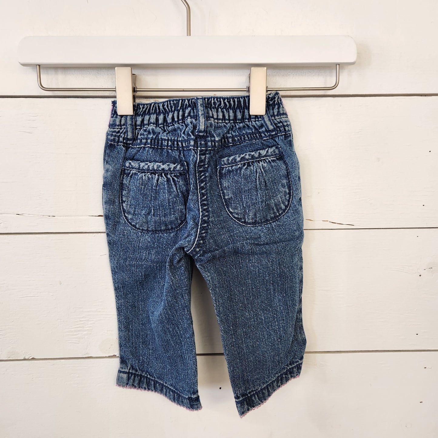 Size 3-6m | Gymboree Purple Bow Jeans NWT