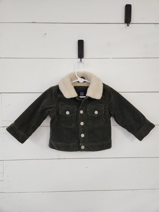 Size 6-12m | Gap Sherpa-Lined Corduroy Jacket