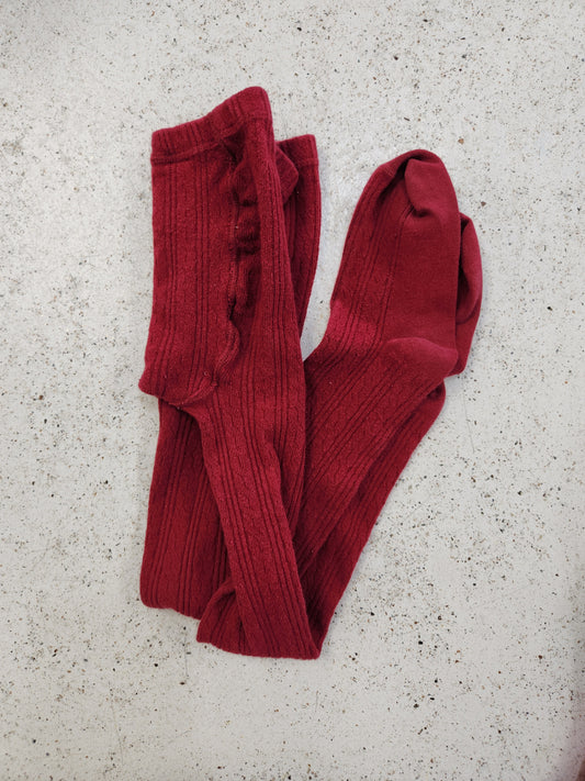 Size 7-8 | Little Stocking Co Red Tights