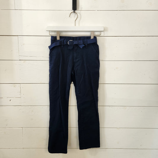 Size M | Gymboree Adjustable Navy Pants w/ Belt