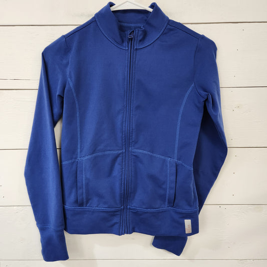 Size 10-12 | Zella Zip sweater blue