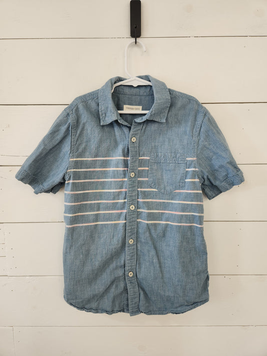 Size 8-10 | Tucker + Tate Striped Denim Buttondown