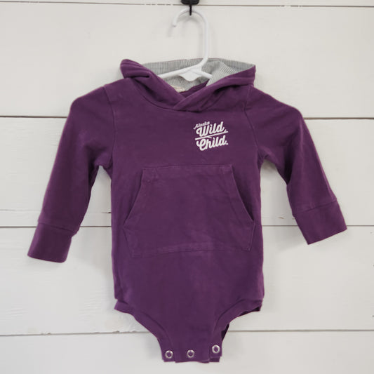 Size 3-6m | Alaska Wild Child Hooded Bodysuit