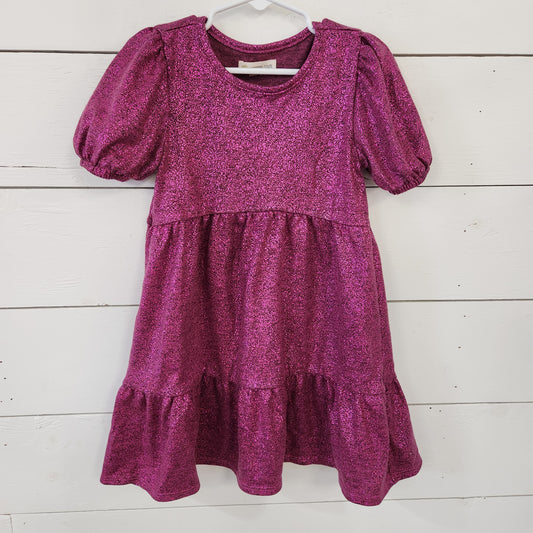 Size 4 | Tucker + Tate Pink Glitter Dress