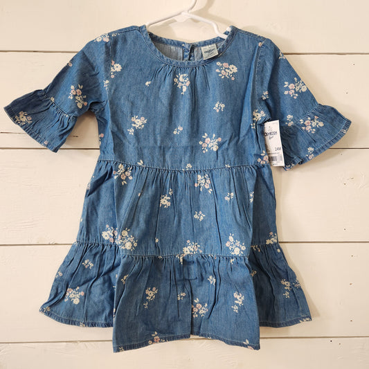 Size 24m | Osh Kosh blue dress NWT