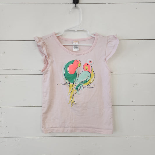 Size 7 | Gymboree Cotton Parrot Shirt