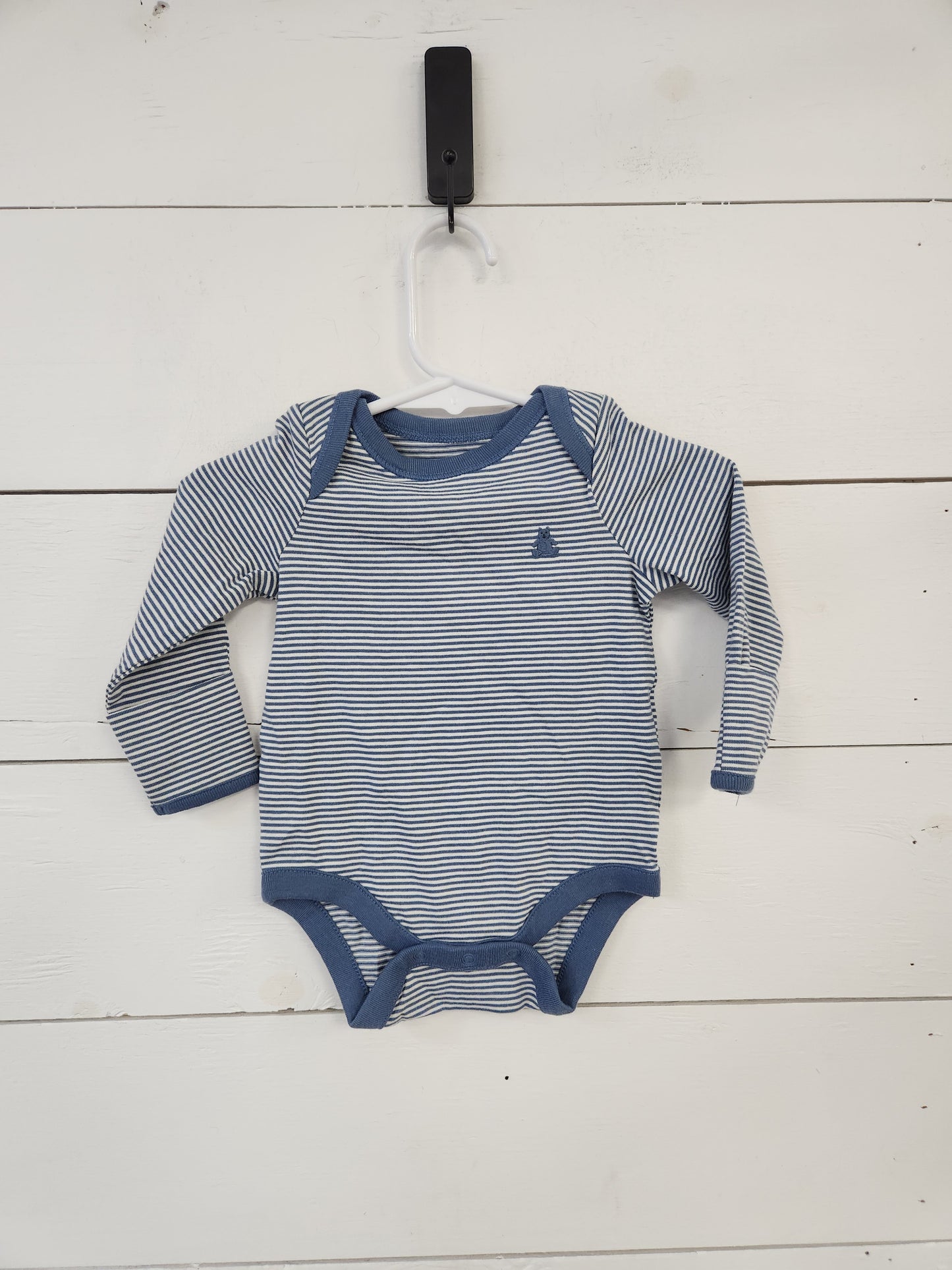 Size 0-3m | Gap Stiped Blue Bodysuit