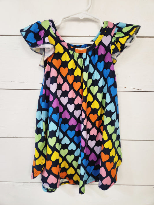 Size 12-24m | DotDotSmile Rainbow Hear Dress