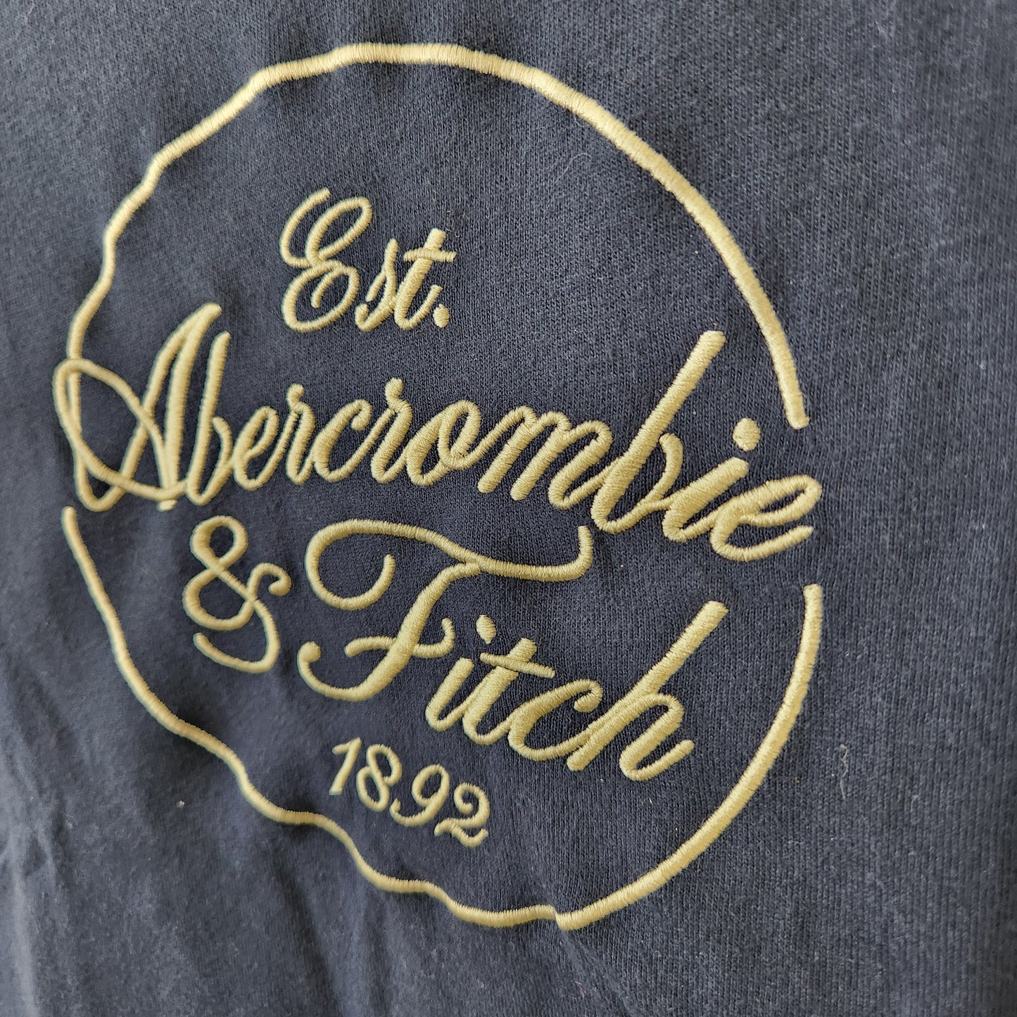 Size 9-10 | Abercrombie & Fitch Blue Cropped Shirt