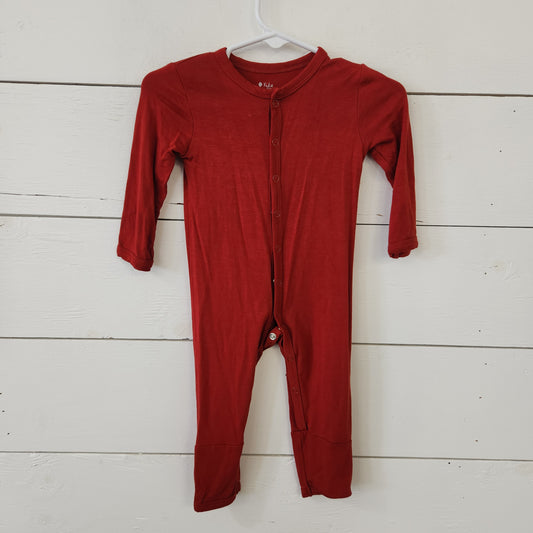 Size 3-6m | Kyte Baby Red Footie