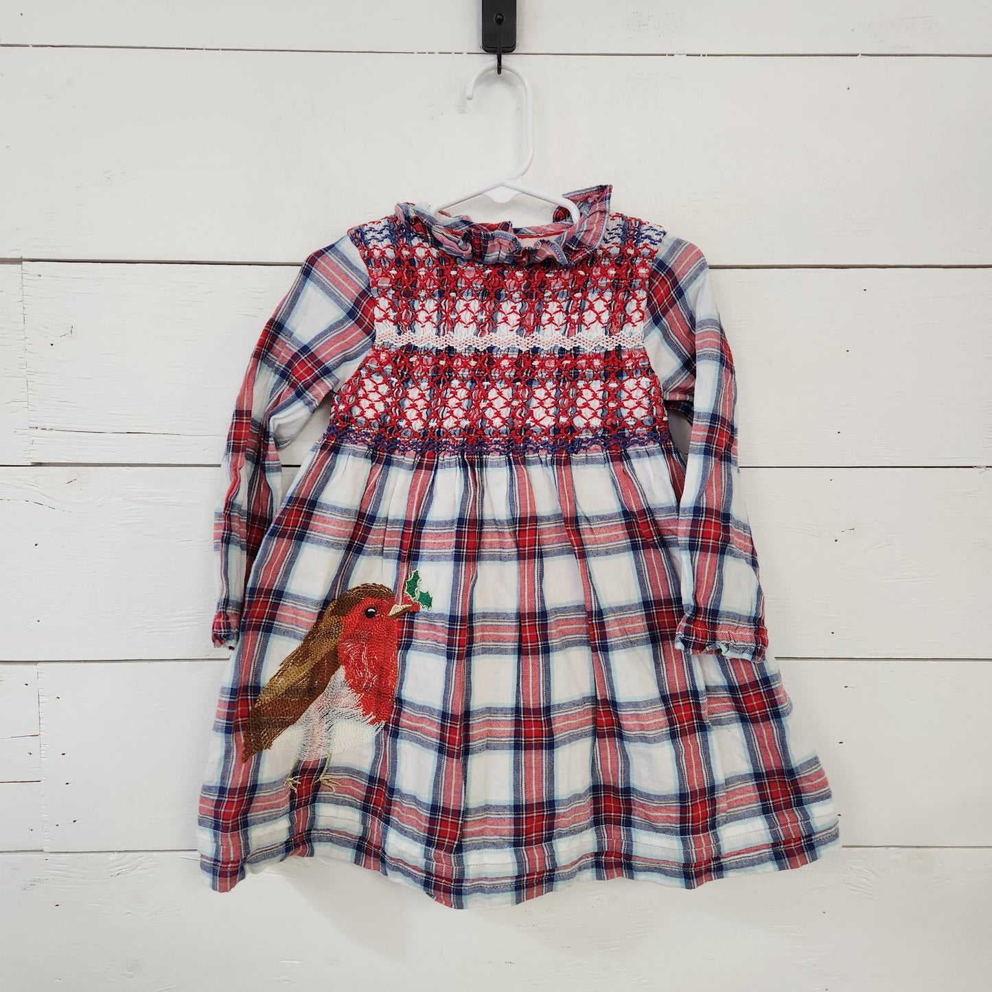 Size 2-3t | Baby Boden Plaid Holiday Dress