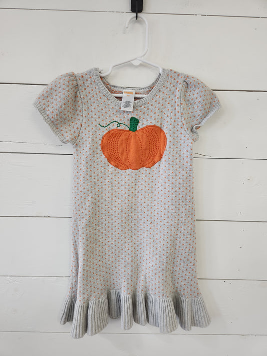 Size 5 | Gymboree Pumpkin Knit Dress
