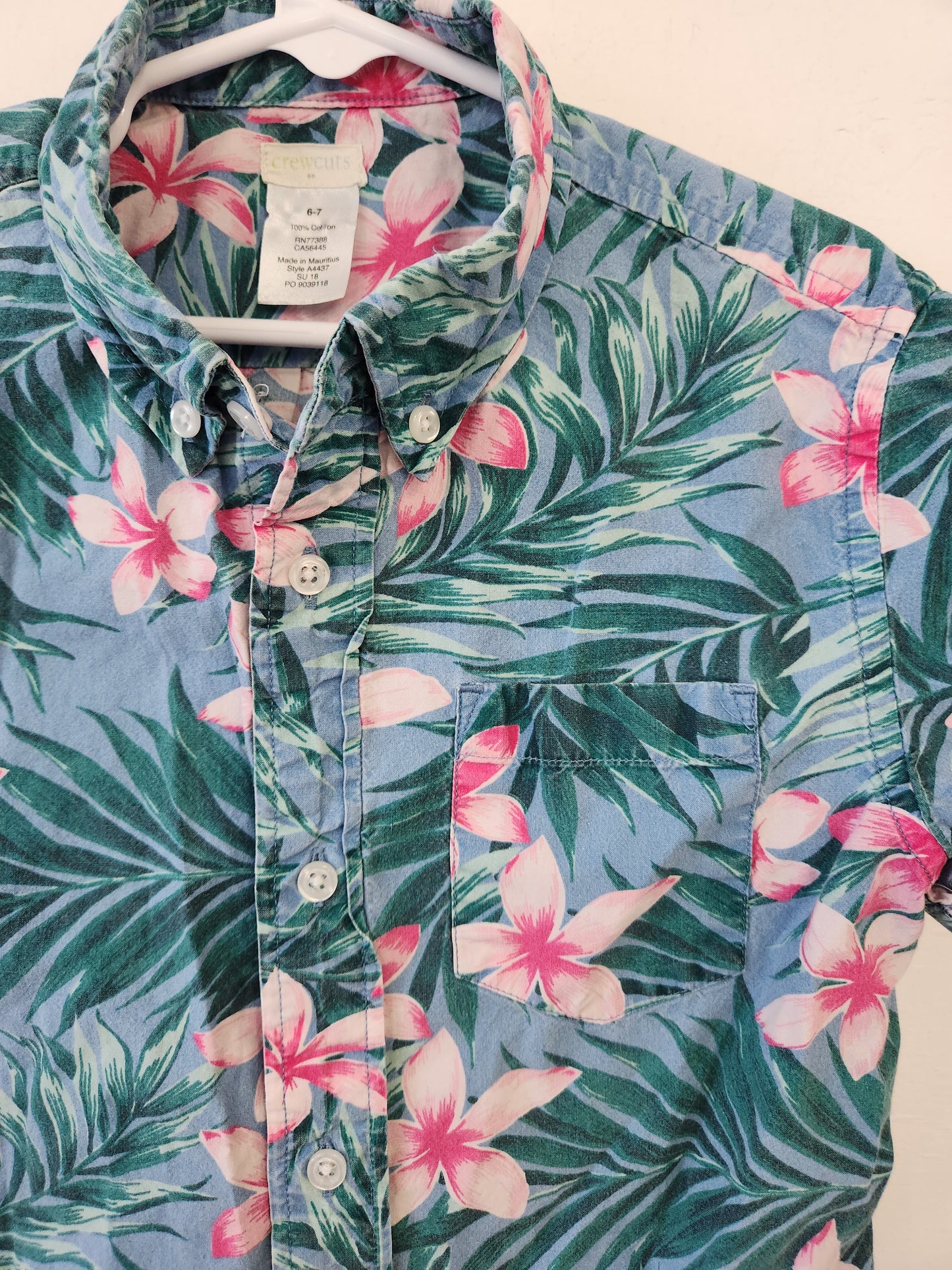 Size 6-7 | Crewcuts Hawaiian button up