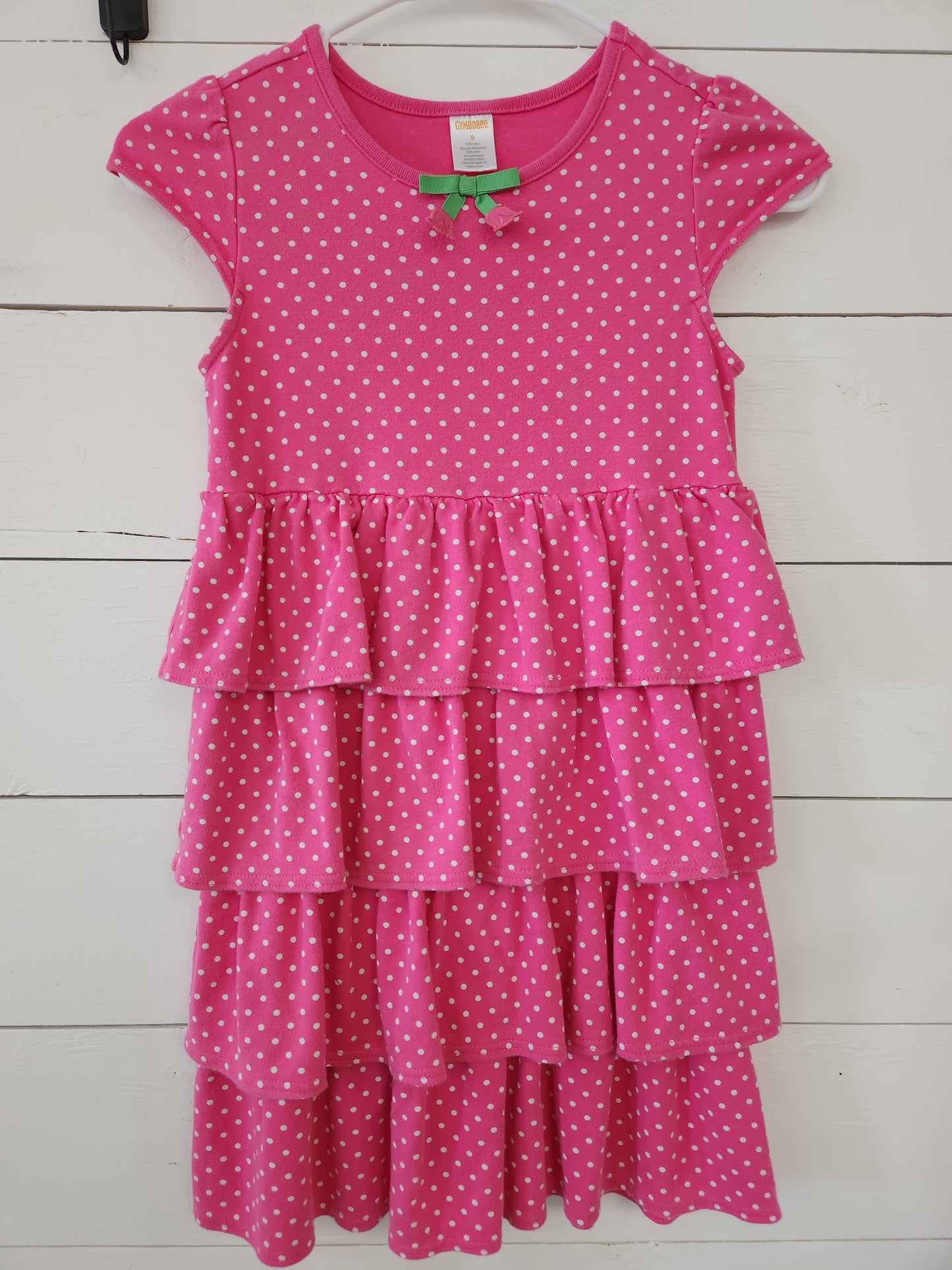 Size 9 | Gymboree Layered Polka-Dot Dress