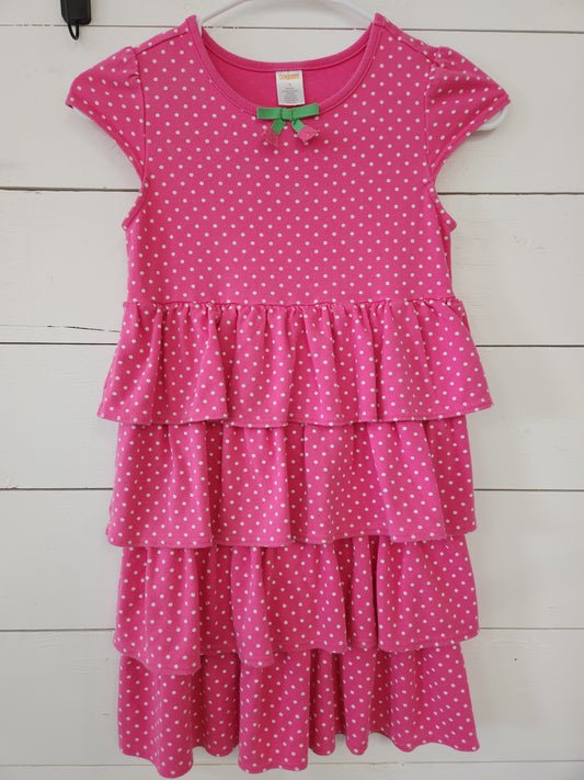 Size 9 | Gymboree Layered Polka-Dot Dress