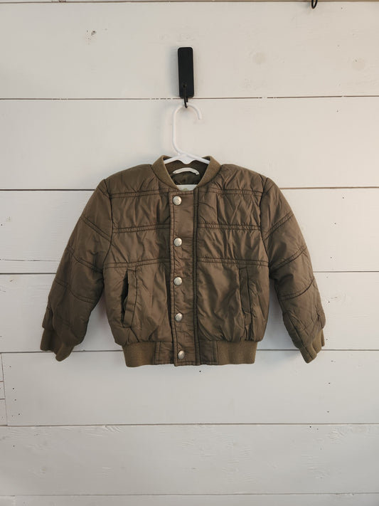 Size 2 | Tucker + Tate Olive Bomber Jacket