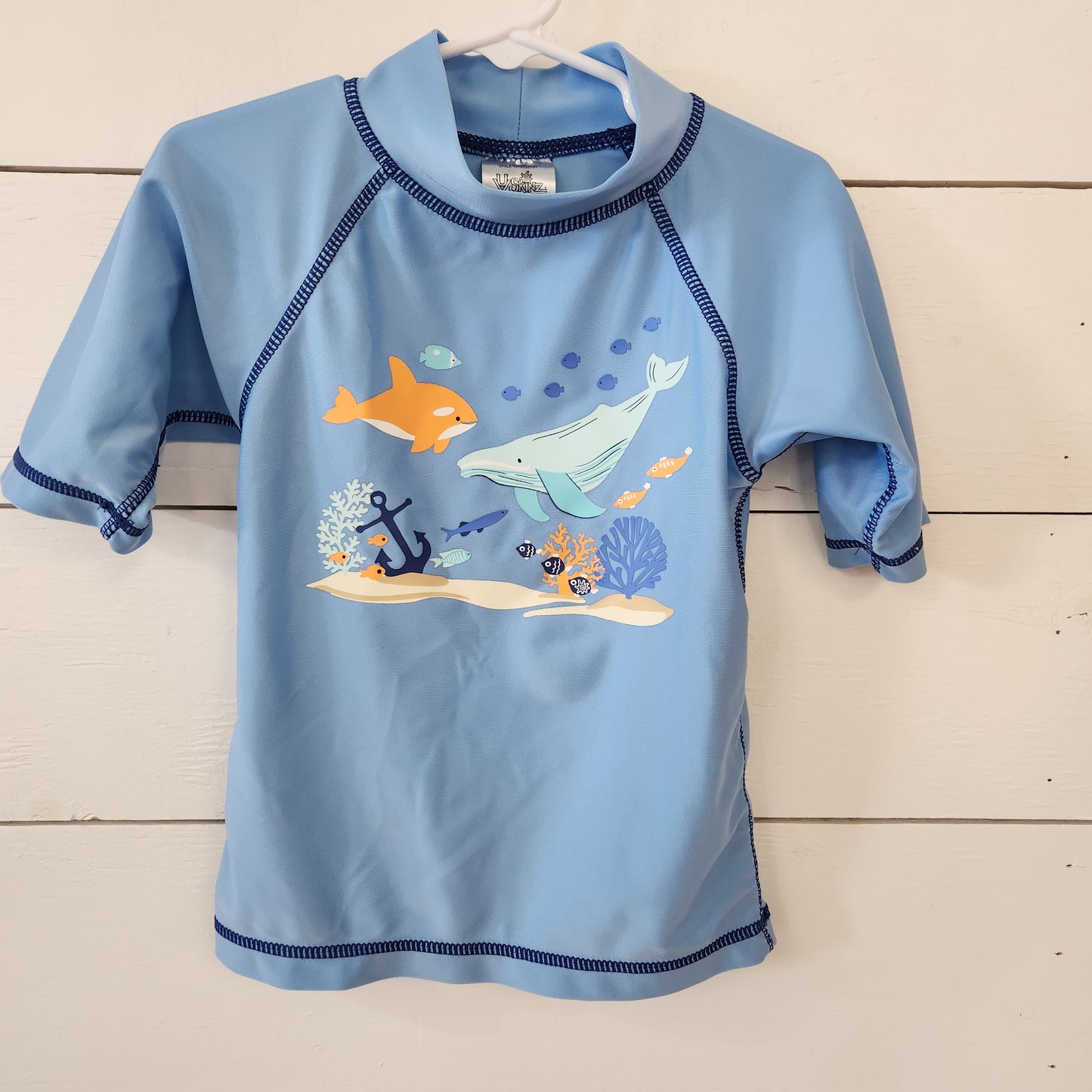 Size 6  | UV Skins Whale Rashguard
