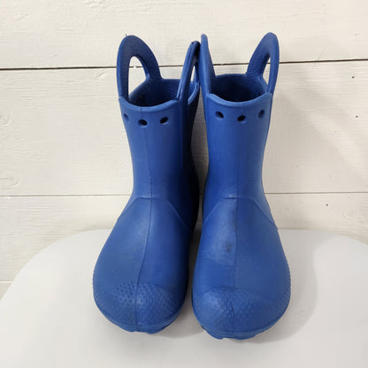 Size 10 | Crocs boots blue