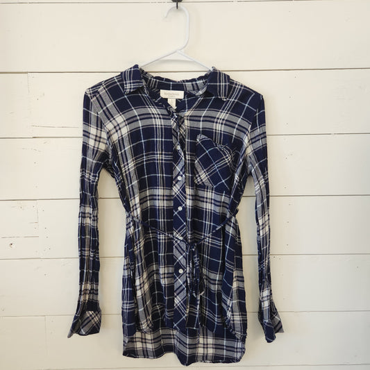 Size S | Motherhood Maternity Plaid Shirt