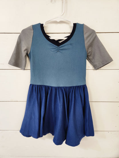 Size 2t | DotDotSmile Soft Colorblock Dress