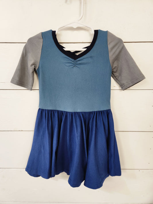 Size 2t | DotDotSmile Soft Colorblock Dress