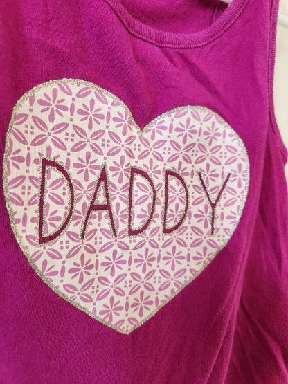 Size 2t | Crazy 8 Purple Love Daddy Tank